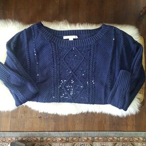 Boston Proper sequined sweater